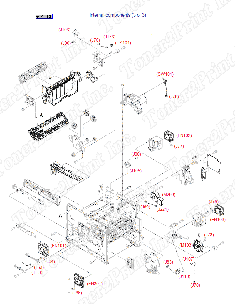 RM1-4582-090CN is represented by #10 in the diagram below.