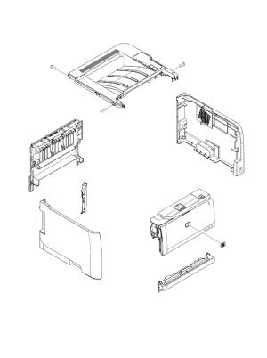 RM1-6437-000CN HP side cover assembly - For the LaserJet P2035 pr