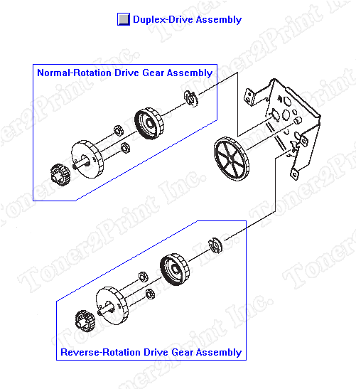 RM1-1303-000CN is represented by #2 in the diagram below.